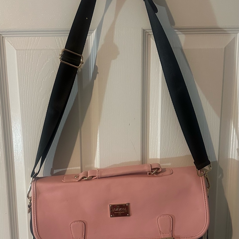 Pink Women's Crossbody Satchel Bag
